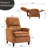 Arlan Modern Design Fabric Upholstered Push Back Recliner-278331165