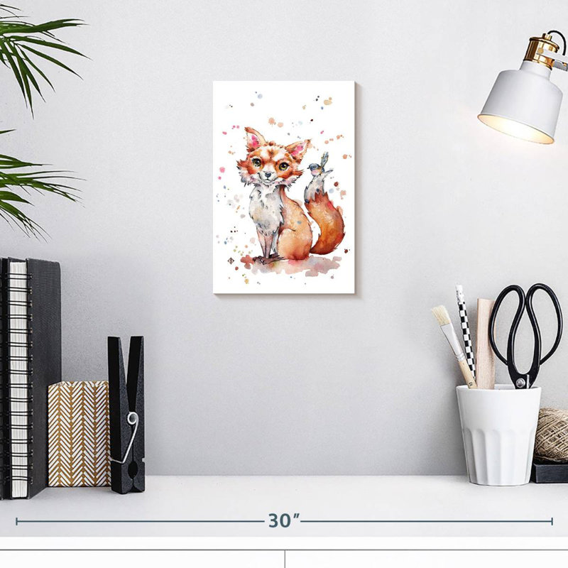 Renard doux Brampt, H 12 po x l 8 po