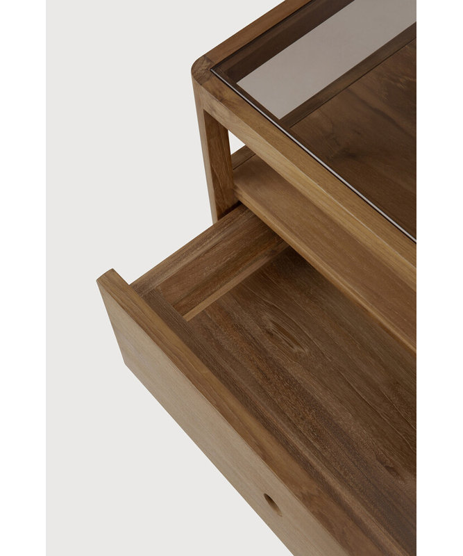 Spindle 1 - Drawer Solid Wood Nightstand