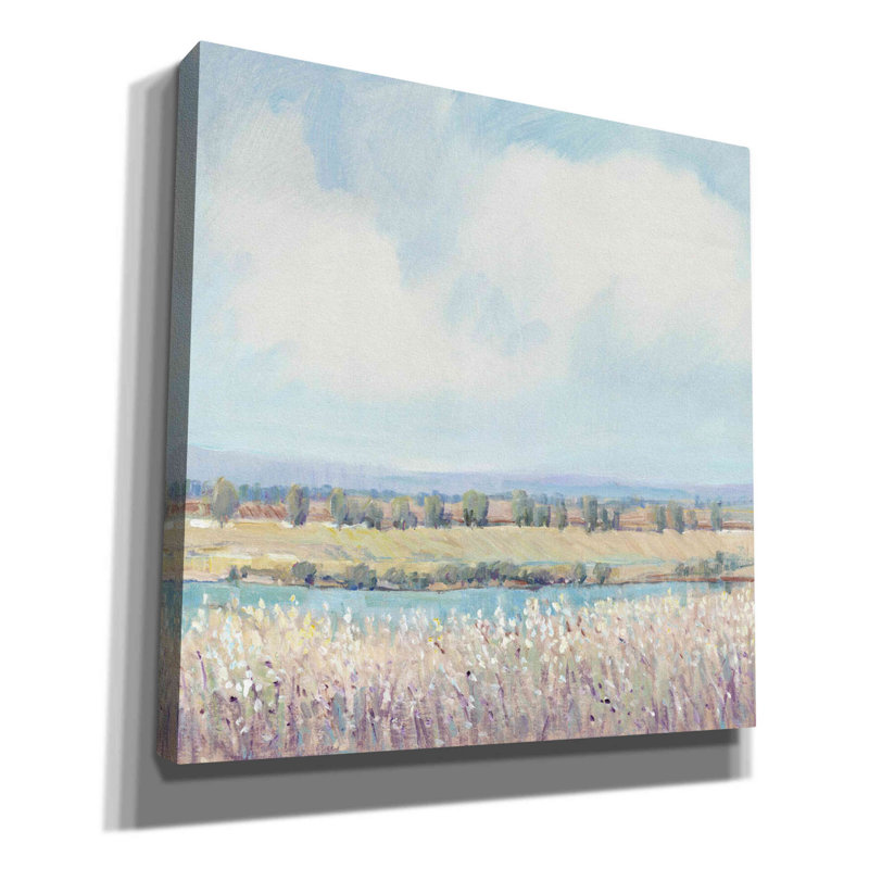 «Flowing Creek II» par Tim O'toole, art mural sur toile, H 26 po x l 26 po x P 1,5 po