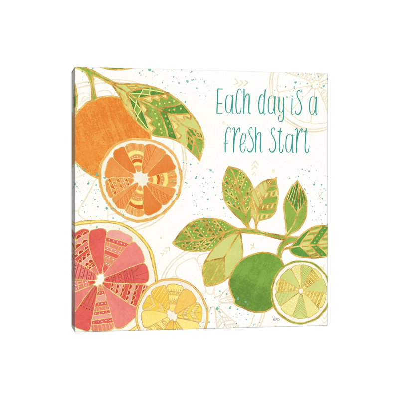 Citrus Splash IV 1 Piece Wrapped Canvas Wall Art, 66.04 cm H x 66.04 cm W x 1.91 cm D