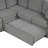Sectional Sofa Convertible Pull-Out Sofa Bed-1247935231