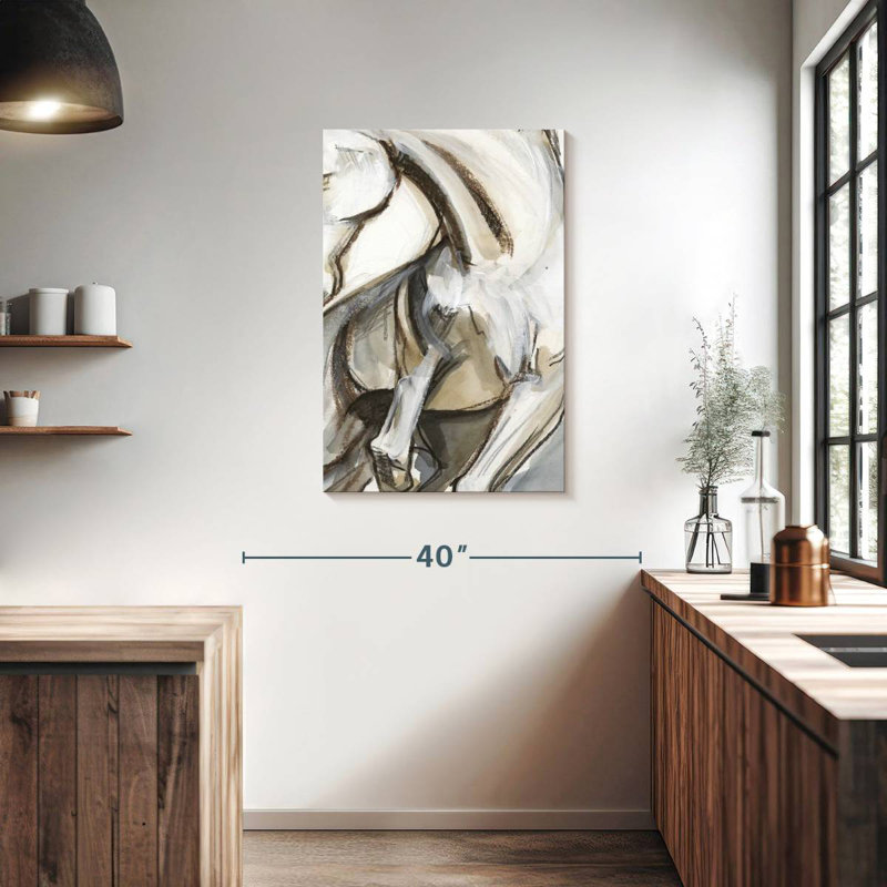Avery Horse Abstraction II, 36" H x 24" W