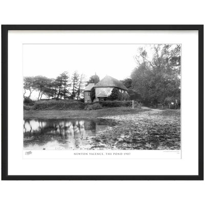 Newton Valence, the Pond 1907 1 Piece Single Picture Frame Wall Art