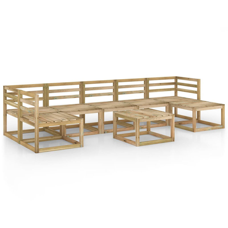 Peavy 6 Seater Corner Sofa Set