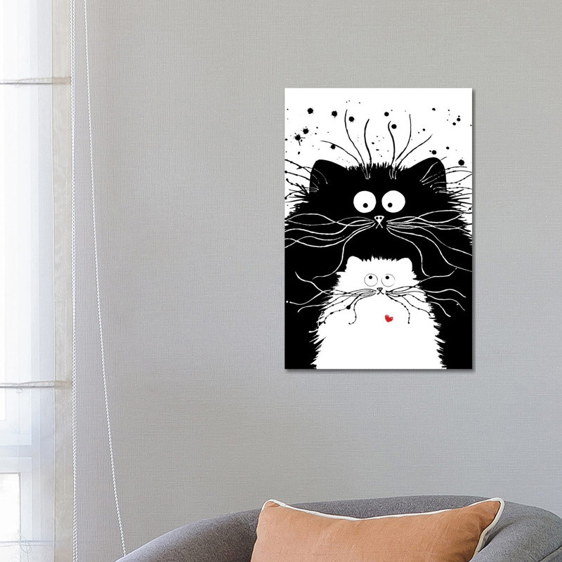 You're Purrfect by Kim Haskins - Wrapped Canvas Print, 66.04 cm H x 45.72 cm W