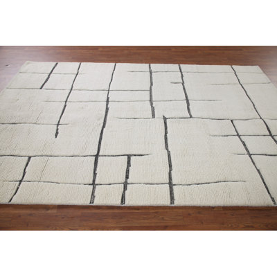 Tapis oriental moderne marocain 6 x 9