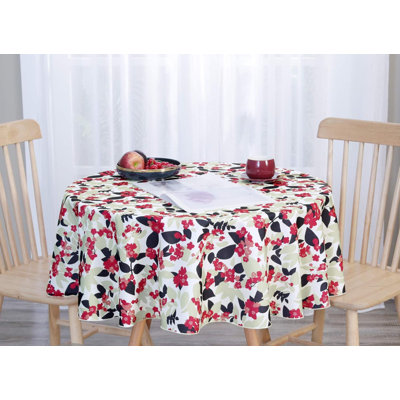 Circle Polyester Tablecloth