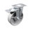 5 Inch Semi Steel Wheel Swivel Top Plate Caster with Total Lock Brake SCC