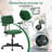 23'' Lamb Wool Armrest Task Chair - Adjustable Swivel with Tufted Back-194758911-194758906