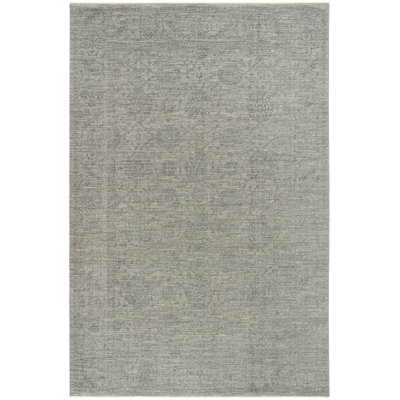  Moonlit 5'3" x 7'6" Slate Vintage Indoor Rug