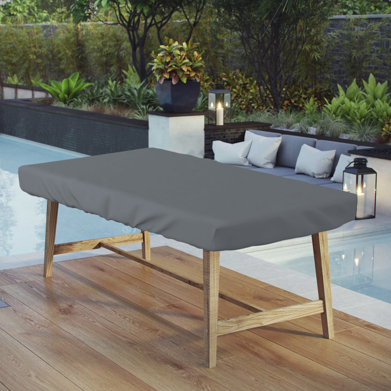 Outdoor Cover, 12.7cm H x 254cm W x 127cm D, Grey
