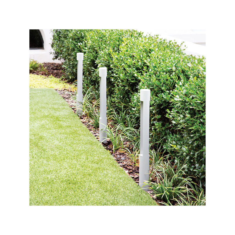 Low Voltage Metal Bollard Light, Titanium, MR-16