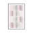 White Floater Framed