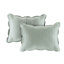 Courtepointe pour lit double / grand lit 3 pièces, ornementation festonnée réversible, texture en microfibre, rembourrage 90% coton, lavage à la machine, pièce pour lit de campagne à motif campagne double / grand, housse de couche extérieure, rembourrée, facile-119104690-119104689
