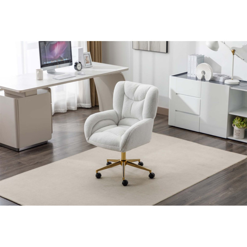 Chaise de bureau Teddy 360, Ivoire ivoire