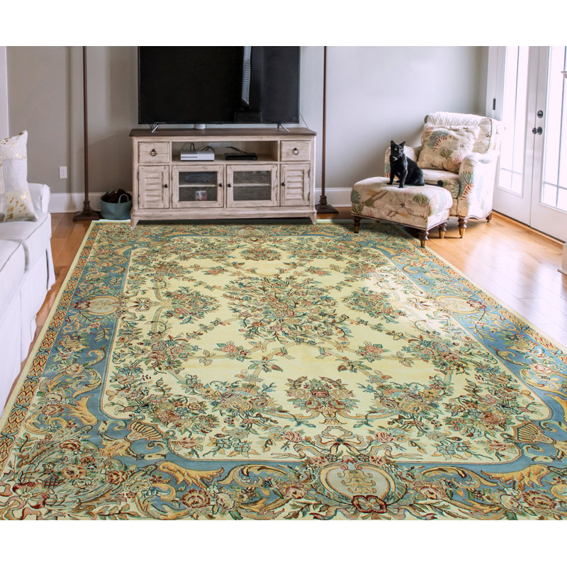 Elmer Library Rug Noori Rug Pak-Persian Delmer Ivory Rug | Wayfair
