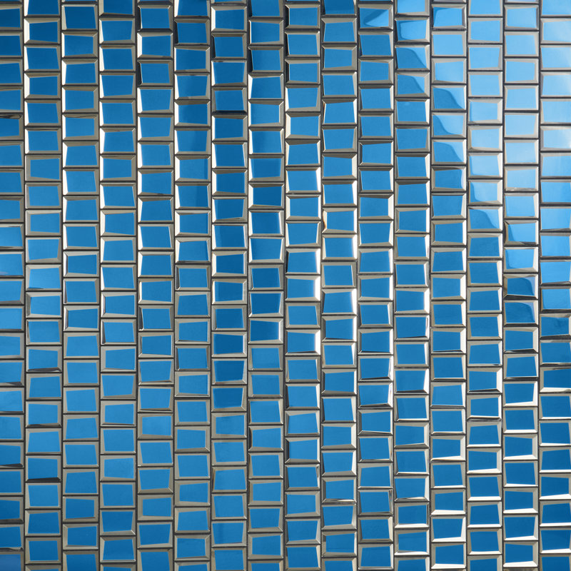 Carreau de mosaïque murale en verre 11 po x 12 po Revell (0,88 pi2 / chaque), Bleu