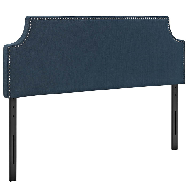 Laura Full Vinyl Headboard, King, Laguna