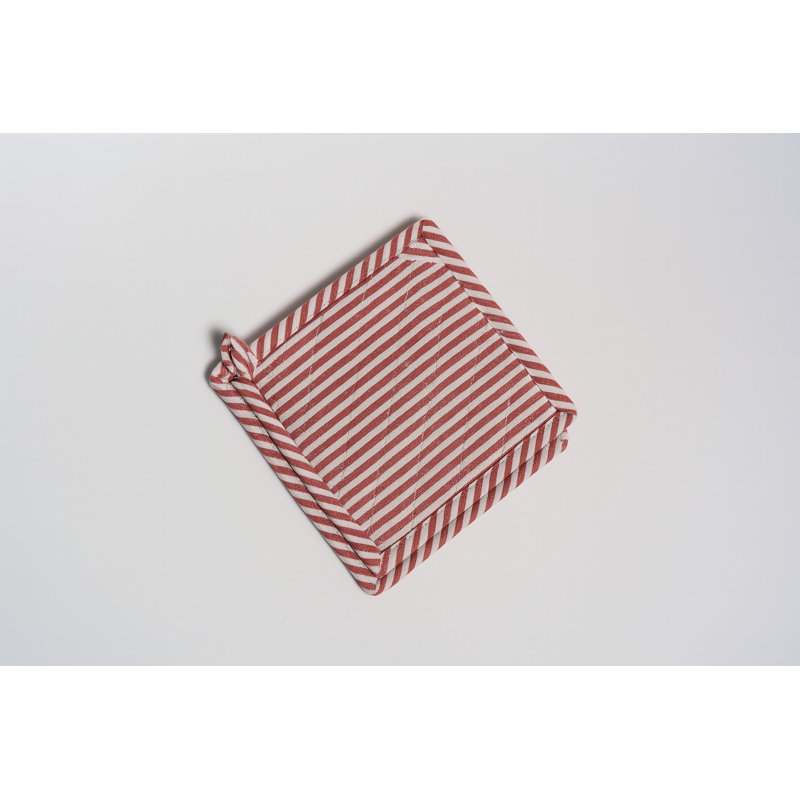 Linge de cuisine en coton Bistro, 8X8", RED