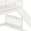 Lit superposé de style maison avec glissade-126665747