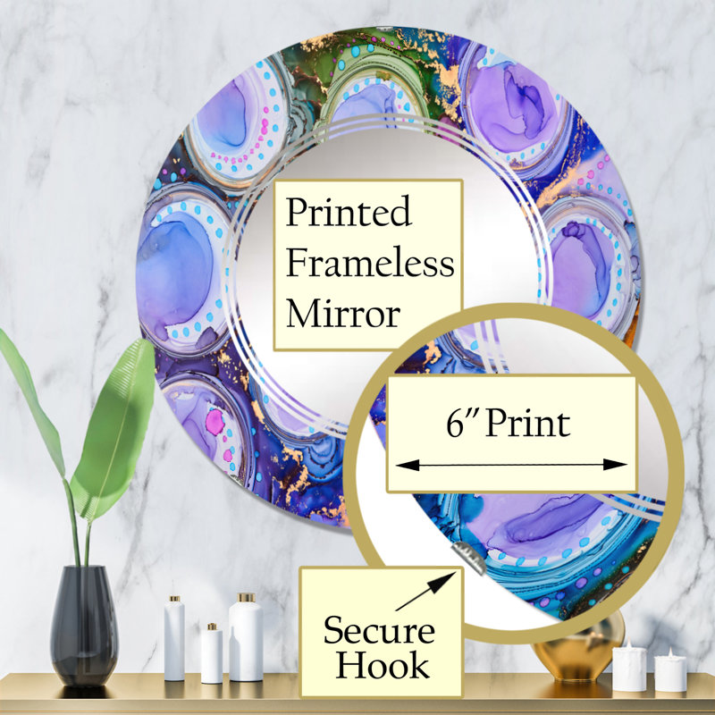 Miroir de salle de bain sans cadre, 32 po x 32 po