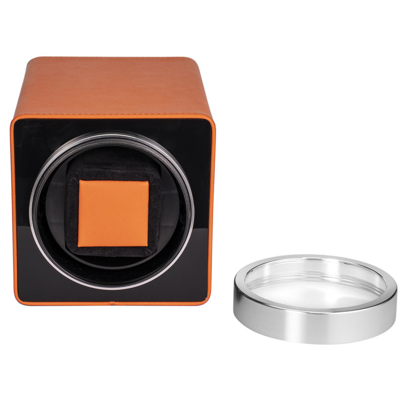 Watch Box + Watch Winder, Orange