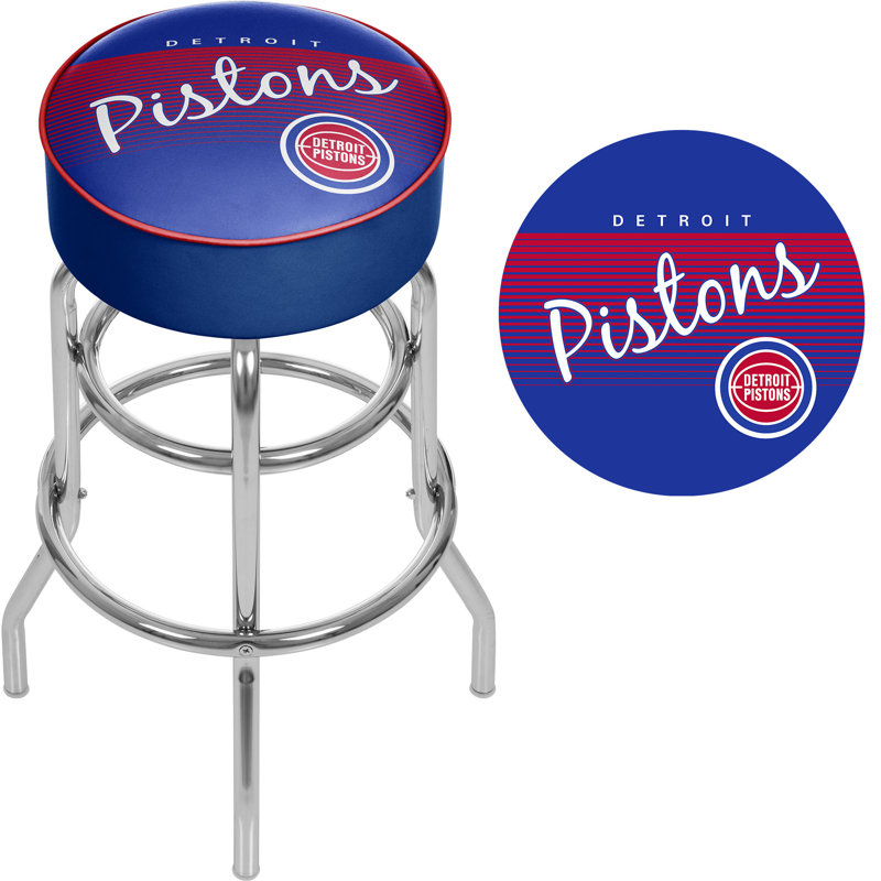Tabouret de bar pivotant 31 po NBA, Pistons de Detroit