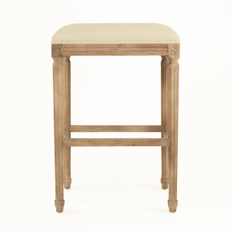 Yes Stool with Solid Wood Frame, Bar Stool ( 30" Seat Height)