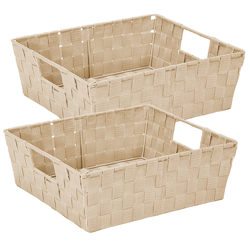 Simplify Fabric Box, Ivory