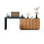 Coiffeuse et commode 47,24 po brun et noir