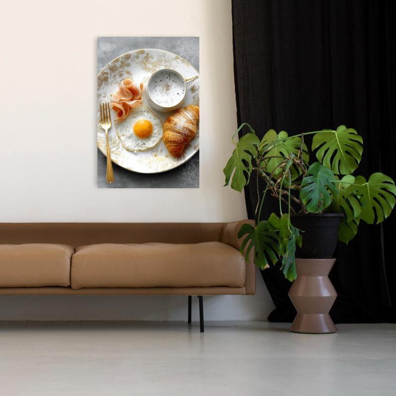 Art mural contemporain élégant, H 48 po x l 32 po