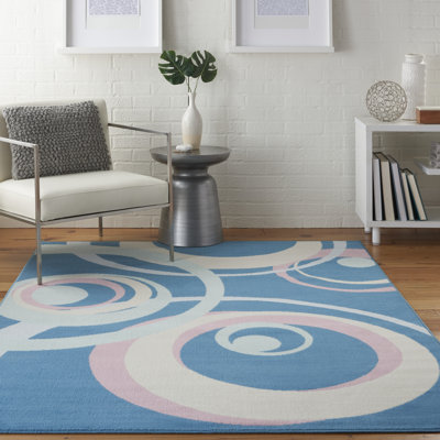 Tapis bleu Bo