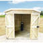 Barbarajo 8 ft. W x 8 ft. D Wood Tongue & Groove Pent Tool Shed