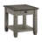 Coffee And Antique Gray Finish 1Pc End Table With Drawer Bottom Shelf Wooden Living Room Furniture Side Table