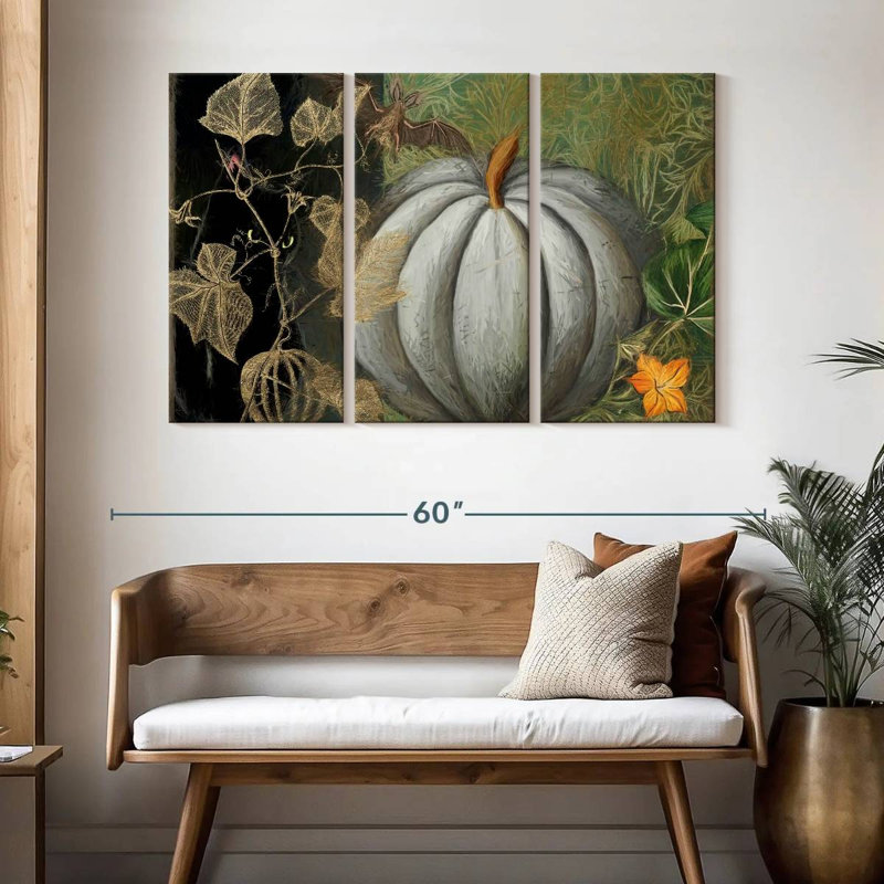 Yarlin Fresh Pumpkin, 32" H x 50" W