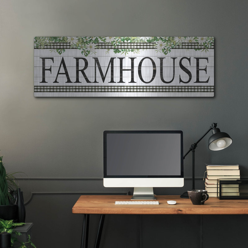 «Farmhouse Floral» par Cindy Jacobs, H 16 po x l 48 po