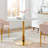 Kruise Round Metal Base Dining Table