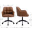Chaise de bureau en similicuir Comfy-1127086575