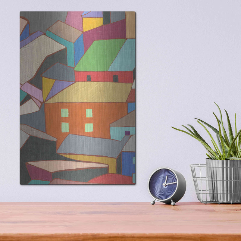 «Rooftops In Color III» par Nikki Galapon, H 16 po x l 12 po