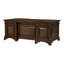 Bureau double 72 tiroirs 72 pouces Chêne bruni