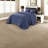 Durable Cotton Reversible Bedding Set, Navy Queen For Home