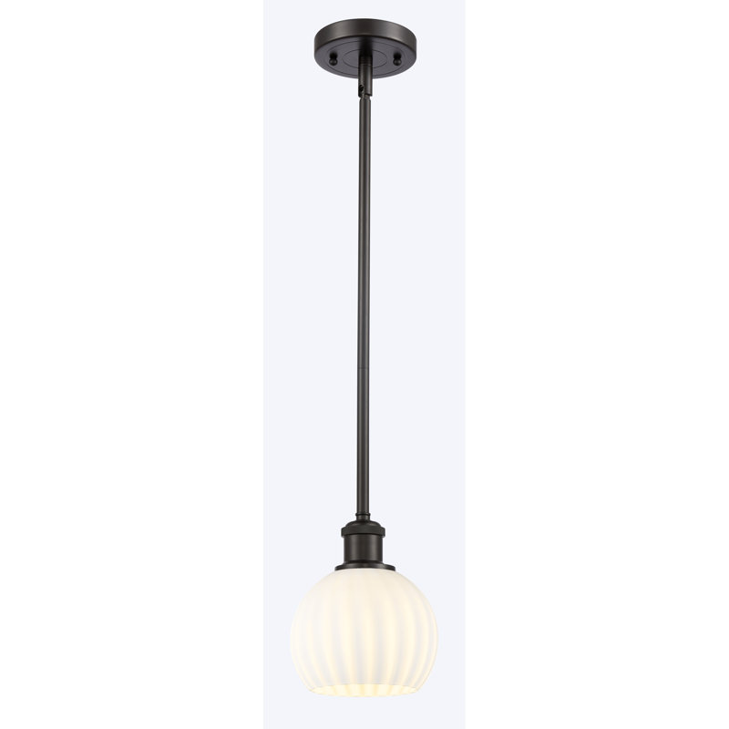 Sabanc 1 - Light Pendant, 8" H x 6" W x 6" D, Oil Rubbed Bronze
