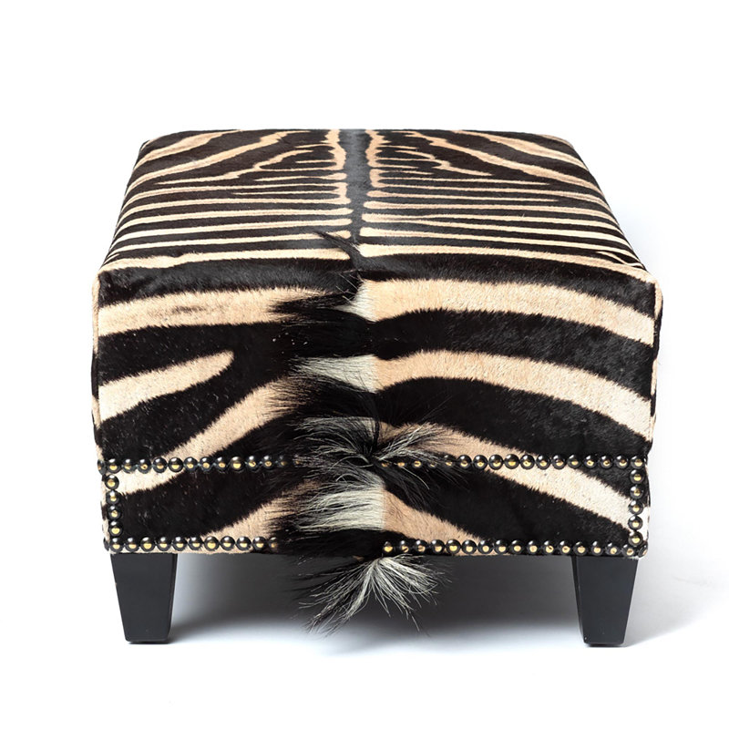 44" Genuine Hide Ottoman
