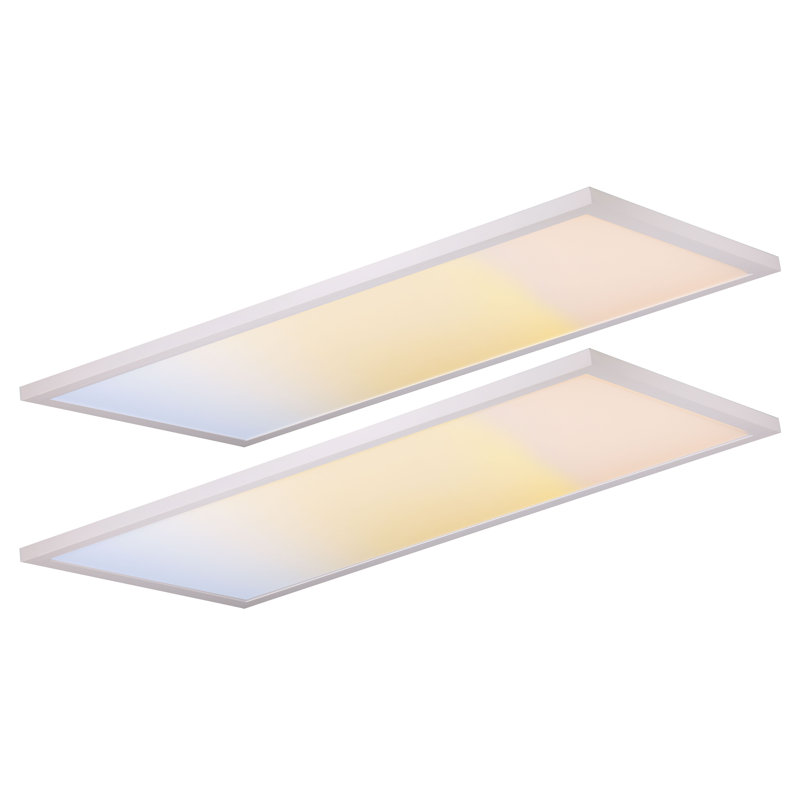 Modern White Aluminum LED Flush Mount Ceiling Light