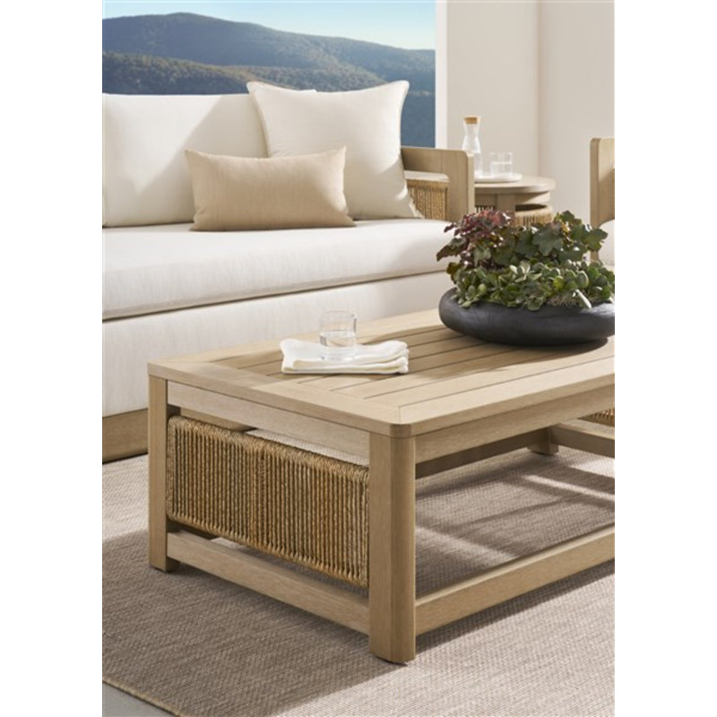 Drift Outdoor Round Teak Side Table