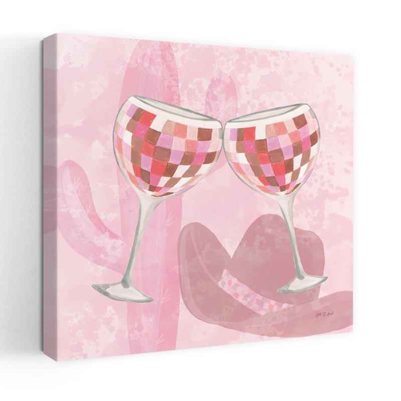 Disco Cowgirl III, art contemporain abstrait, H 32 po x l 32 po