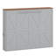 Lit escamotable mural peu encombrant avec ports de charge USB intégrés-1826268067