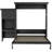 Queen Size Murphy Bed with Multiple Storage Shelves