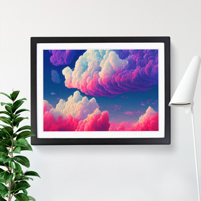 Fluffy Clouds - Single Picture Frame Print